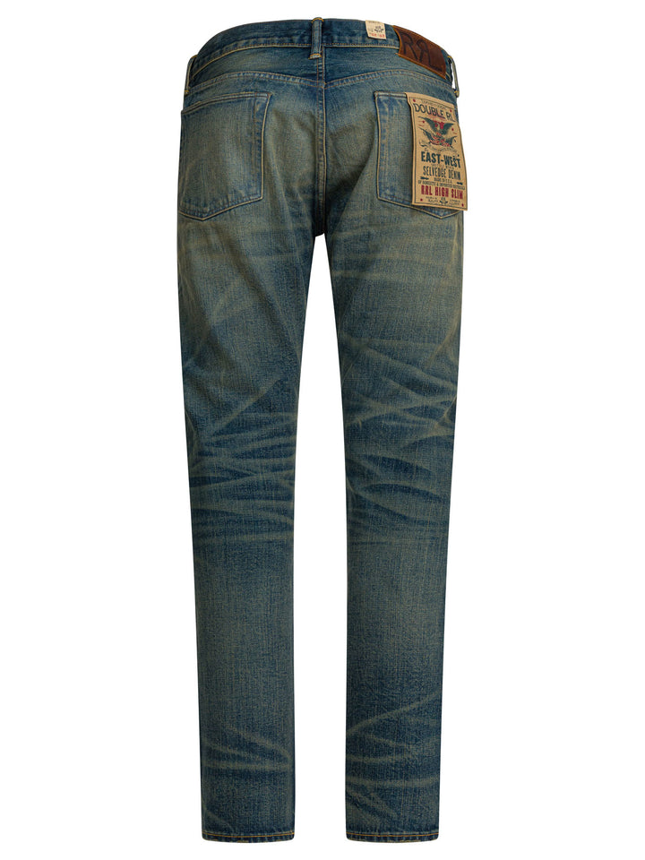 Rrl By Ralph Lauren Straight-Leg Jeans - Blu | 6a615283288396716833a7d8768ab28ff04a32e0
