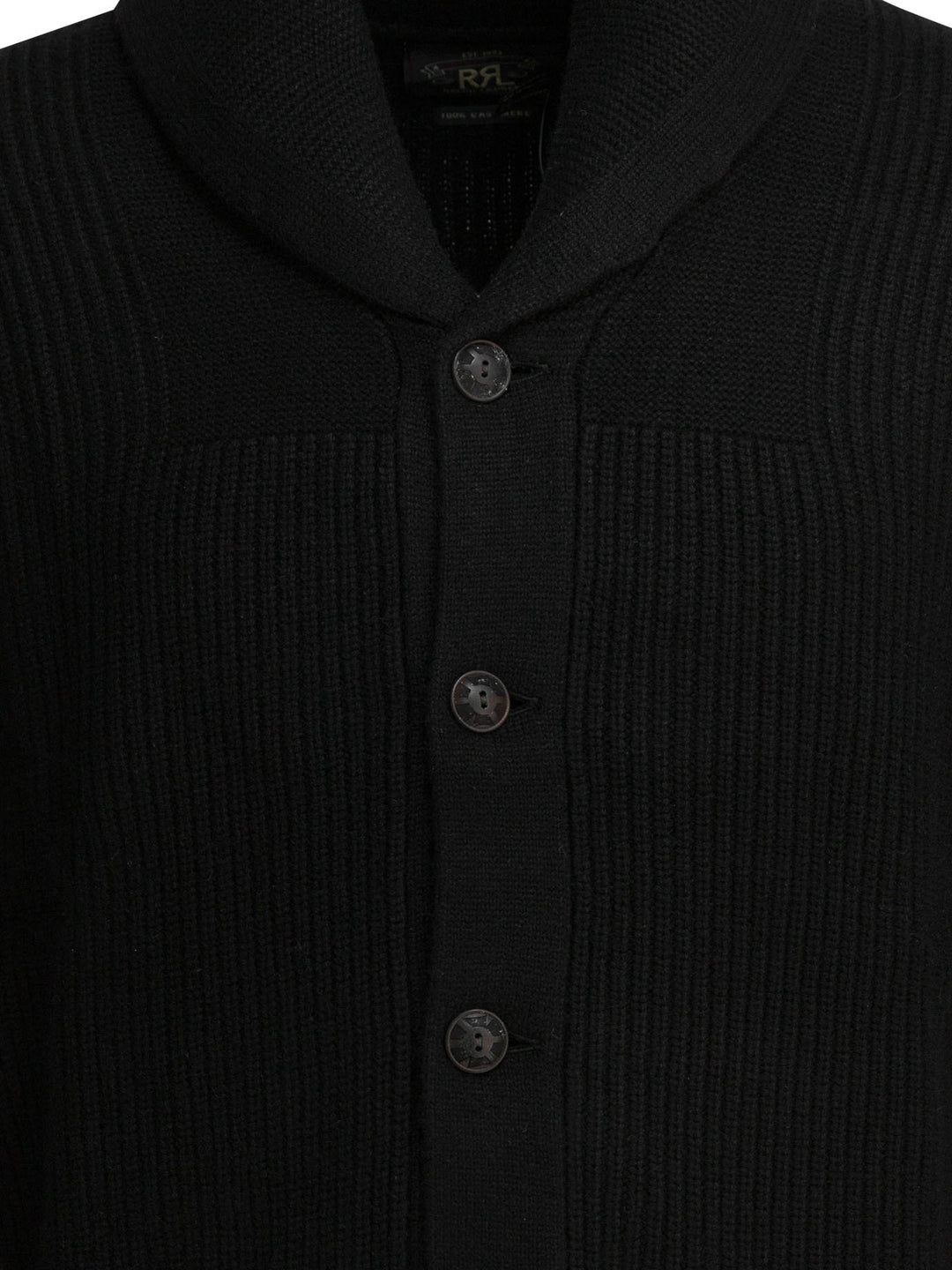 Rrl By Ralph Lauren Cashmere Cardigan Knitwear - Nero | f83590569a1cded9f6f0d5aee74f4f723f094424