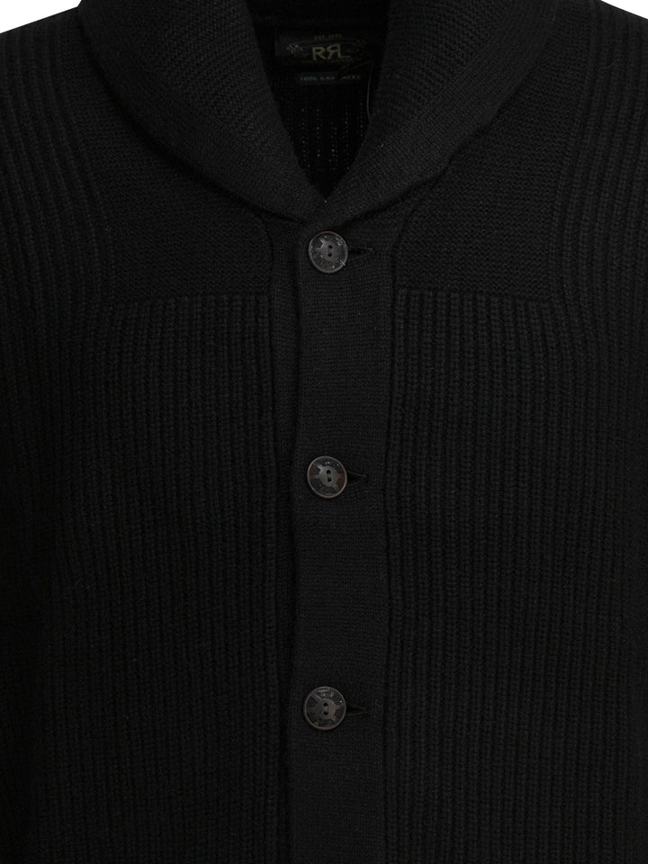 Rrl By Ralph Lauren Cashmere Cardigan Knitwear - Nero | f83590569a1cded9f6f0d5aee74f4f723f094424