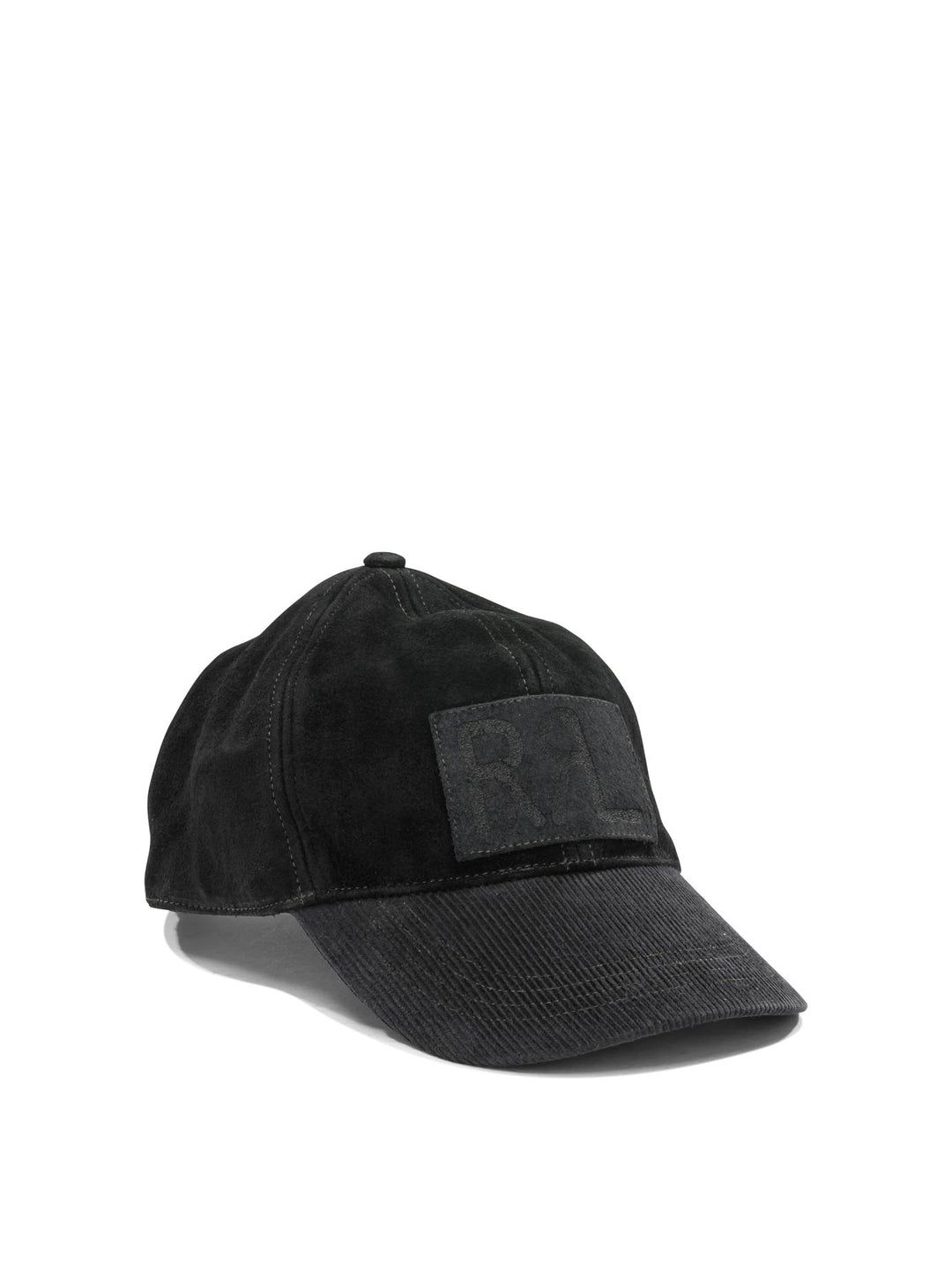 Rrl By Ralph Lauren Suede Baseball Cap Cappelli - Nero | 3cc3fc1ed957c5e00b7e2eb2bab2d46a22421e0e
