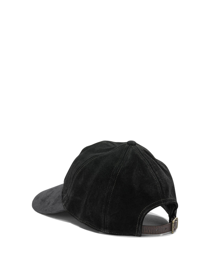 Rrl By Ralph Lauren Suede Baseball Cap Cappelli - Nero | 0f2c73d07168450bb28e7716f75d69cf447623b7