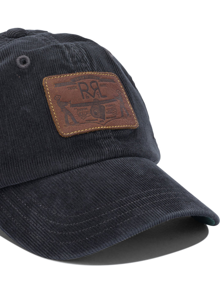 Rrl By Ralph Lauren Corduroy Baseball Cap Cappelli - Nero | 2583ad9db7f12141facacce0c1375aba92067a72