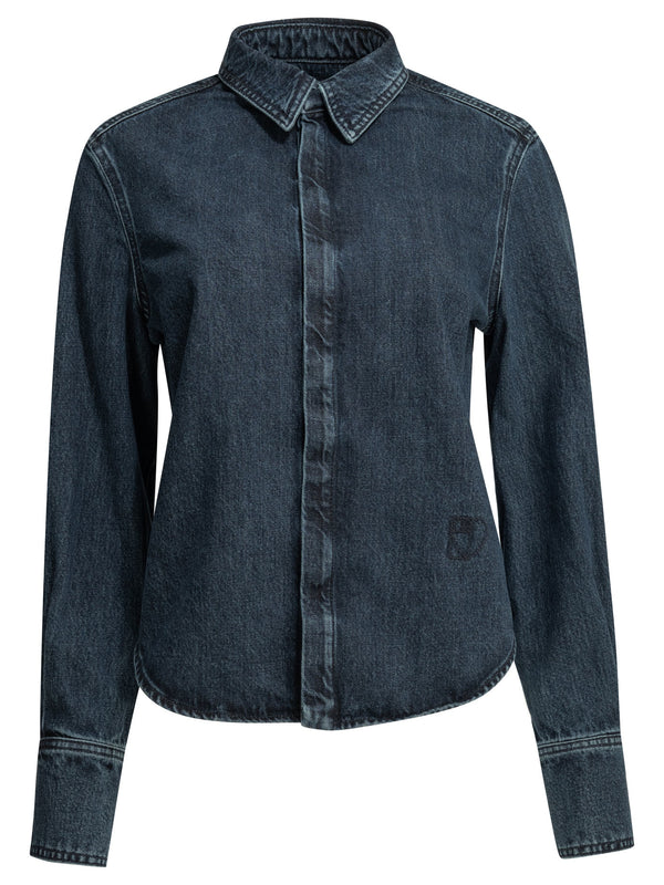 Denim Shirt Shirts Blu