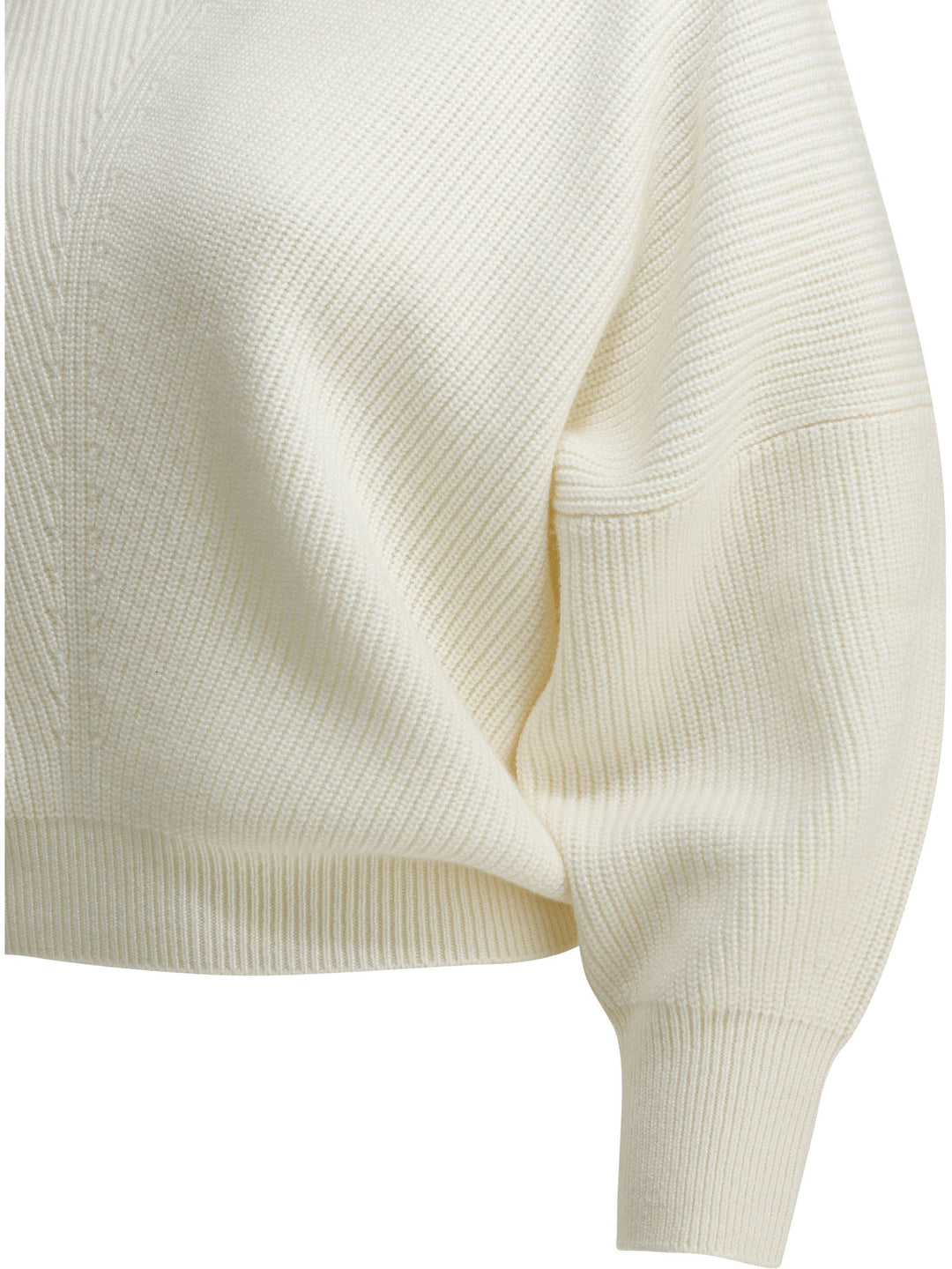 Sa Su Phi Cashmere Crewneck Sweater Knitwear - Bianco | c5cbf99f1e338bc3483ba4ace5677314a9df51a9