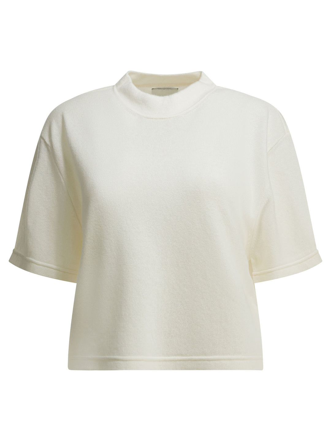 Sa Su Phi Cashmere Cropped Sweater Knitwear - Bianco | e1f4bb58ac2a56f586d7b39e92dcc8055f14a87e