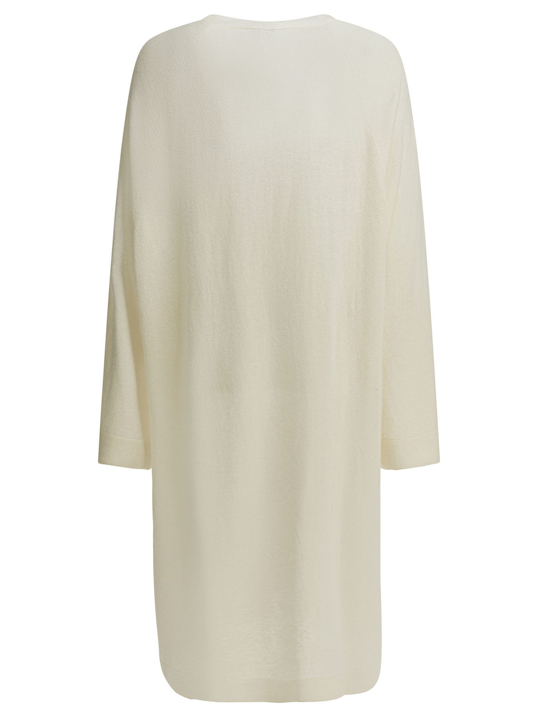 Sa Su Phi Silk Blend Long Cardigan Knitwear - Bianco | 068a5088fcad3d91b73b32ab91cb888d7a599316