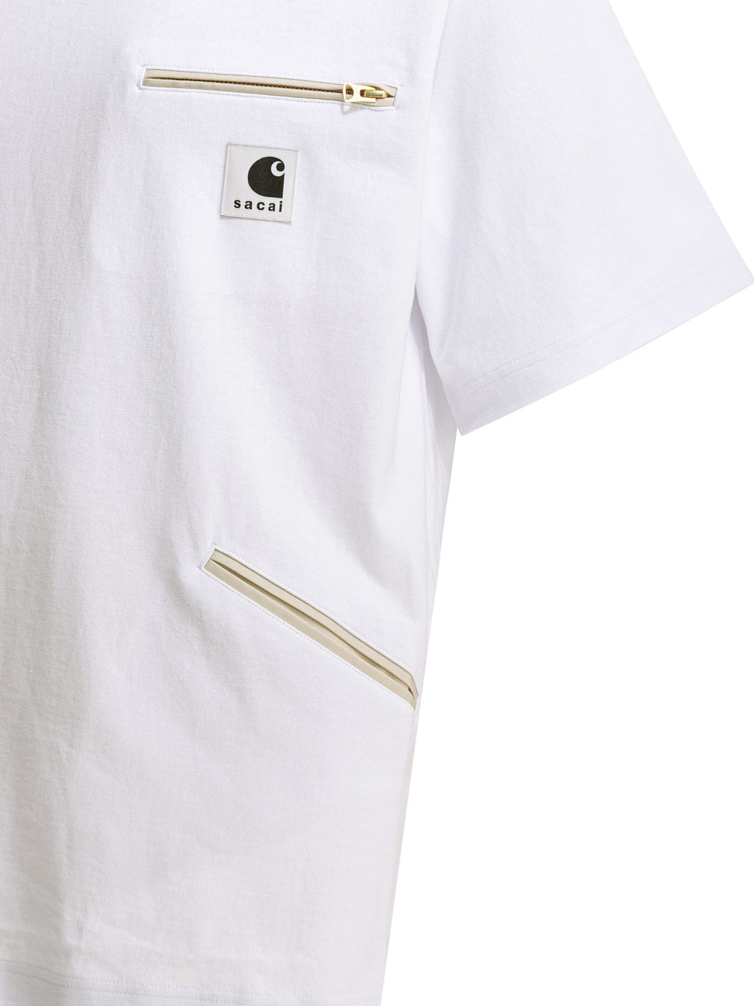 Sacai Carhartt Wip T-shirts - Bianco | a958f59cbf2b920d49c622caedf875e860996574