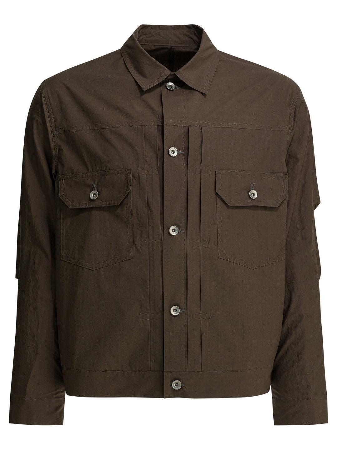 Sacai Typewriter Jackets and Coats - Marrone | 6ff28a741666e8b0ba051752210d214b4a50b4e1