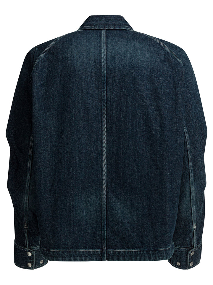 Sacai Denim Jacket Jackets and Coats - Blu | a26e2bbf7dfe117585510e526795b930d53bd1d8