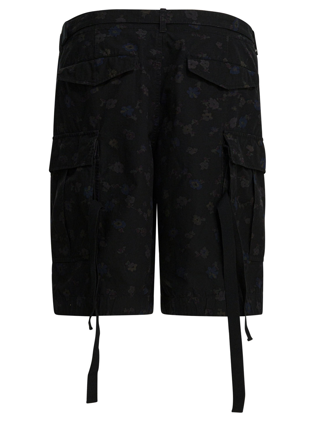 Sacai Floral Cargo Shorts - Nero | e972bbd10e1276a91d1b40e038903eb373a48f0a