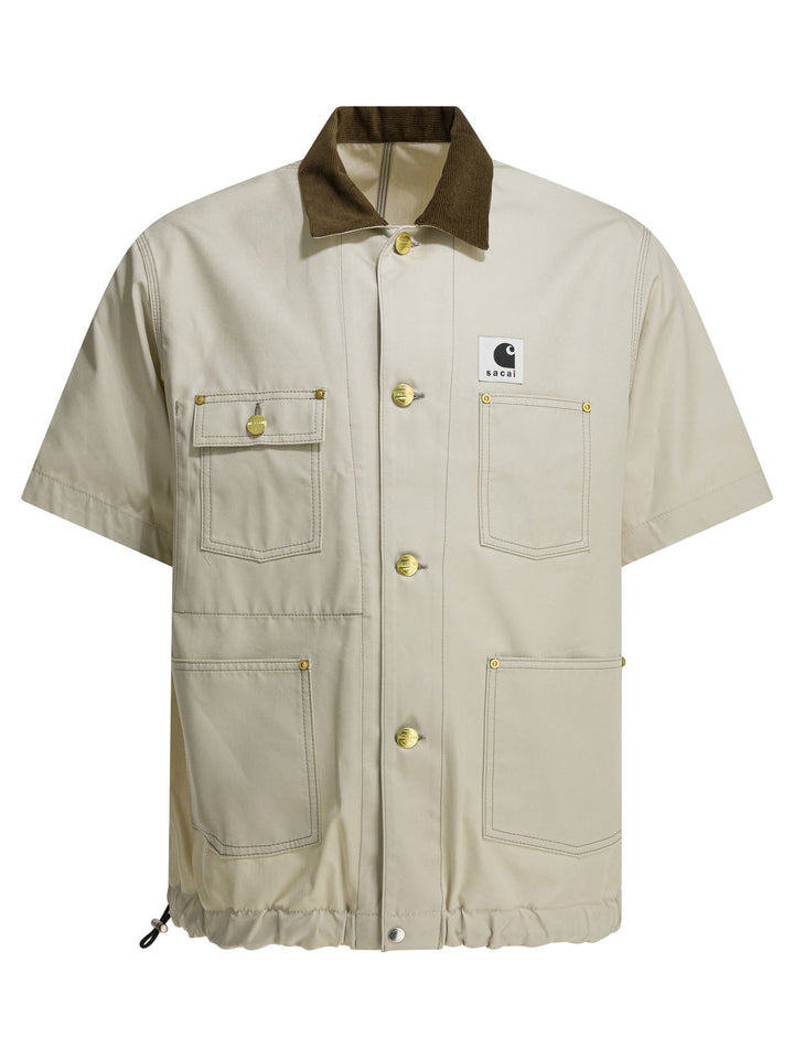 Sacai Carhartt Wip Duck Jackets and Coats - Bianco | 6c8957ddee44c506bf25f668deb215b99c7b14f4