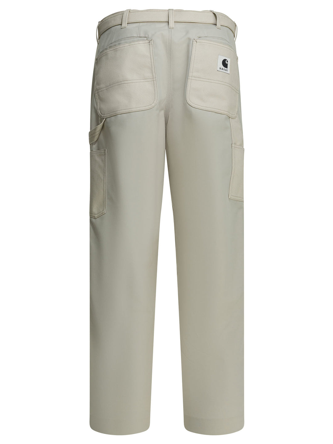 Sacai Carhartt Wip Duck Trousers - Bianco | 42e72833a5298bfbd414b298a078224b5d28d744