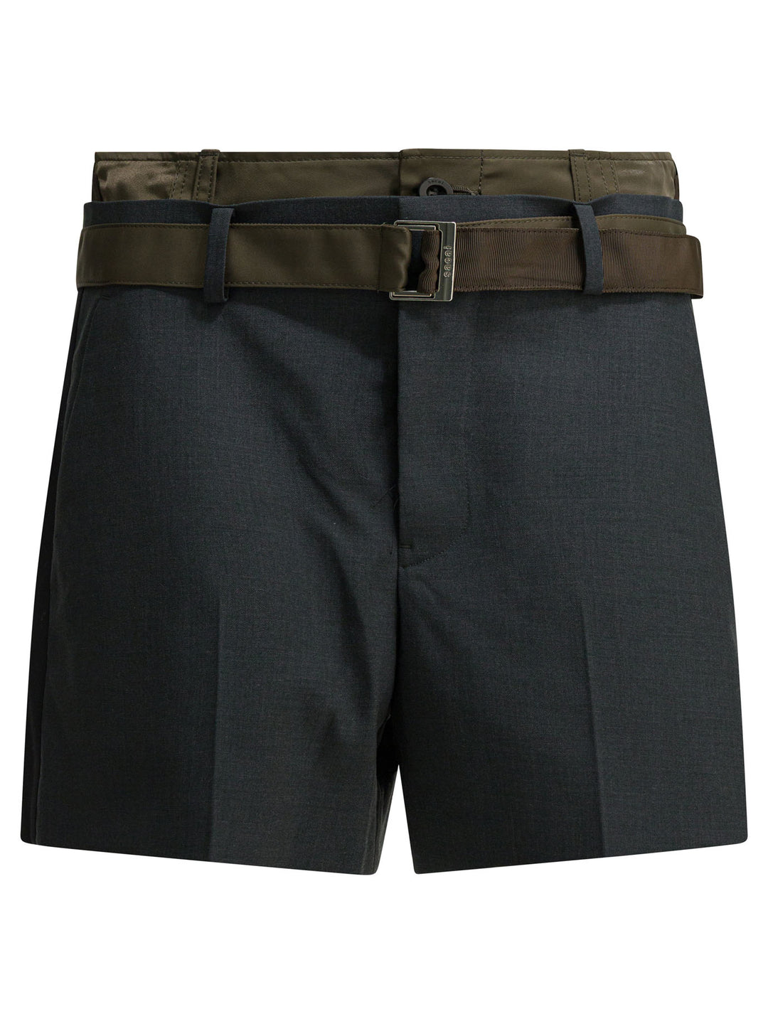 Sacai Sacai X Suiting Shorts - Grey | 2861ac09e69f352e3bafddb97078c3a04c181574