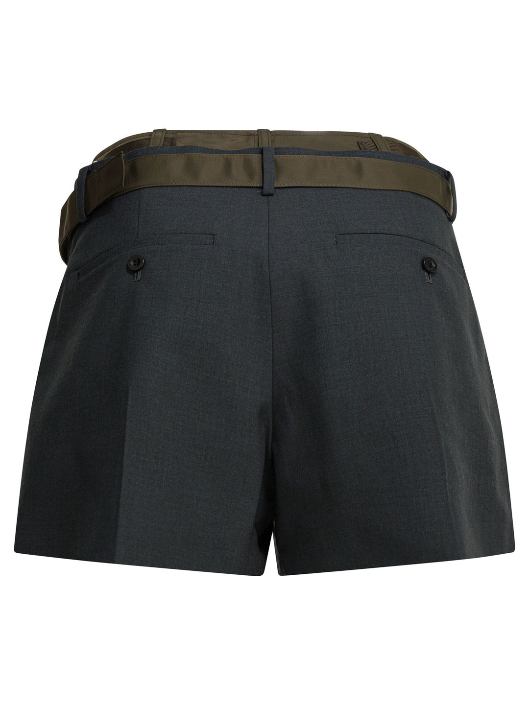 Sacai Sacai X Suiting Shorts - Grey | a08e779bdd41a933a88a956ea89319243bafdbb6