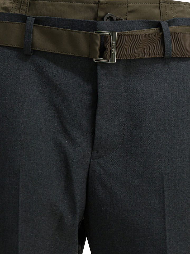 Sacai Sacai X Suiting Shorts - Grey | c7cd54ac7369da68911dc598b999ba4777bed066