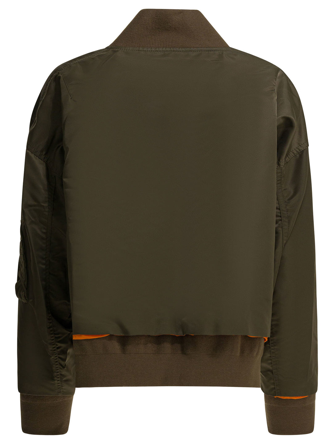 Sacai Nylon Zippered Bomber Jacket Jackets and Coats - Verde | ec1cc6615cd0b27c97be88f8b801c3d15636501d