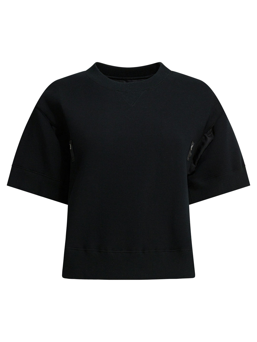 Sacai Crew-Neck T-Shirt T-shirts - Nero | 8c4d2af975d7e2a1610be3f67388898d6bd7b79f