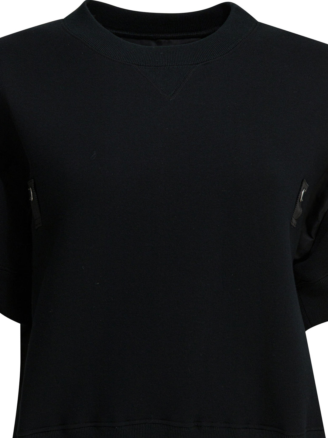 Sacai Crew-Neck T-Shirt T-shirts - Nero | 607a5ddbee5b87898255c1d0f816d580f50ec335