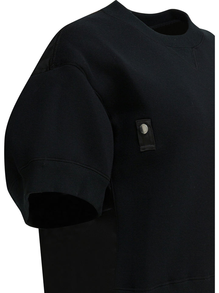 Sacai Crew-Neck T-Shirt T-shirts - Nero | 8e9fd796b481e22299eaf6a5656766cd807f98fc