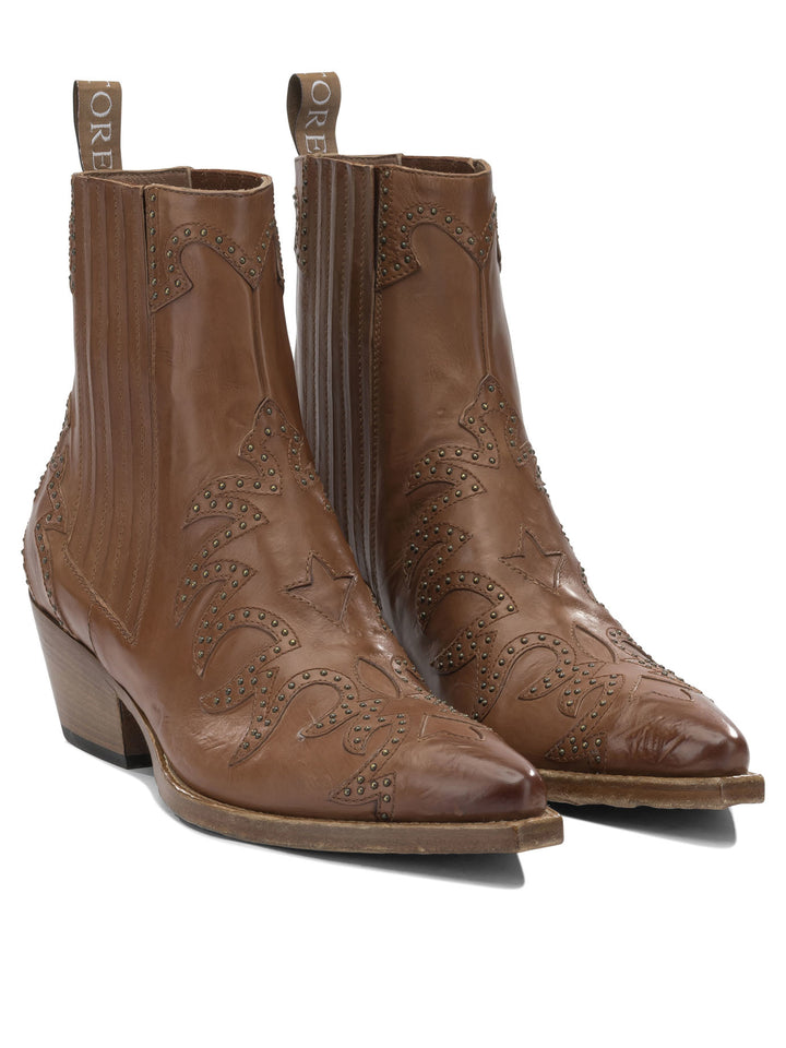 Sartore Leather Cowboy Boots Boots and Ankle Boots - Marrone | 1b24e7d44eba79fd7837606ef8fad08b7eae41d9