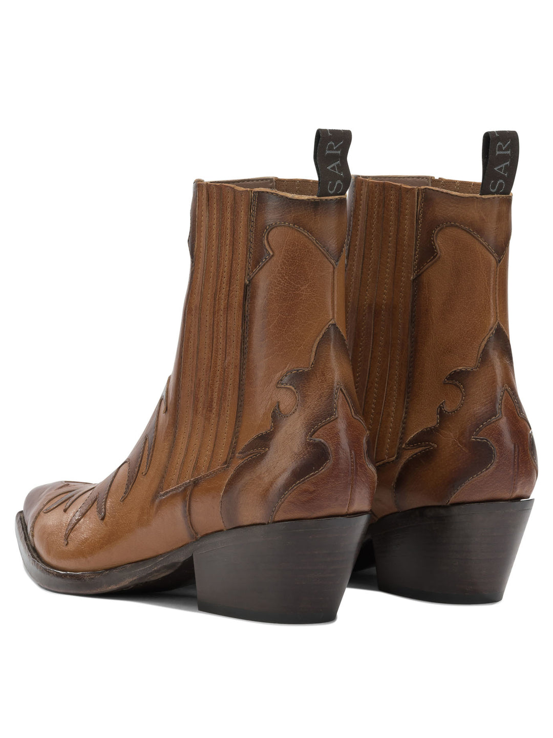 Sartore Leather Cowboy Boots Boots and Ankle Boots - Marrone | 17791a6ef10bd49baf8f7f4fbf4dfe6fb1d24478