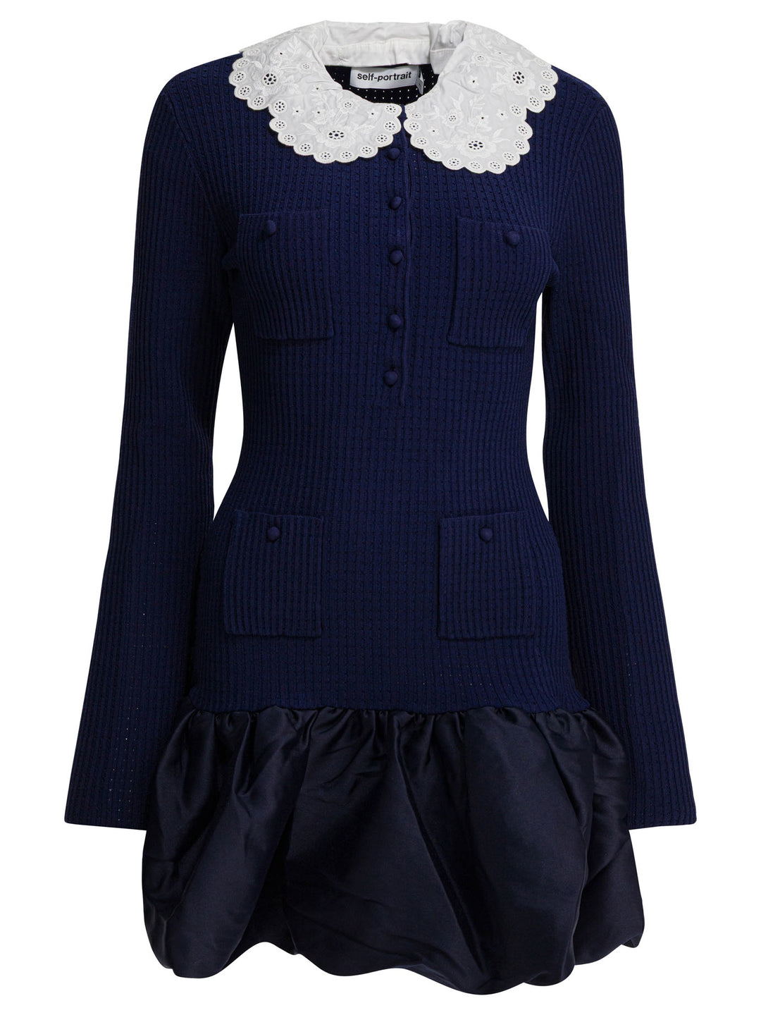 Self-Portrait Balloon Skirt Dress Abiti - Blu | 5b3beac29d4a59fa0309b9c1b415aa2579053d78