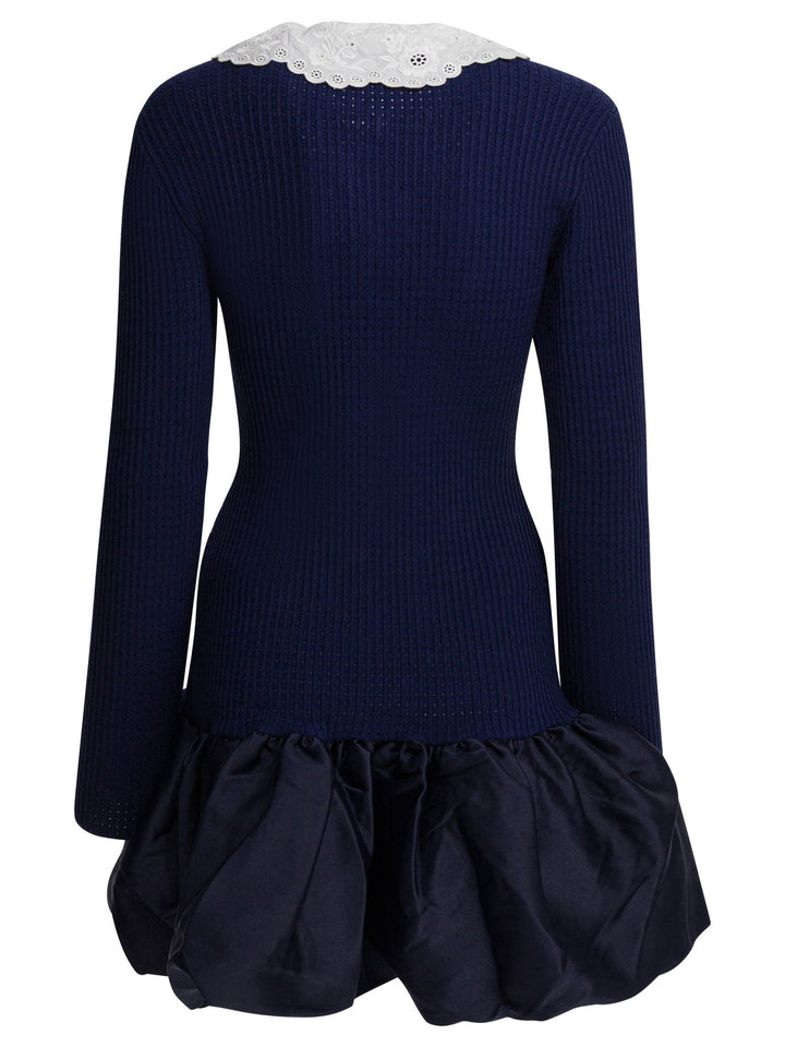 Self-Portrait Balloon Skirt Dress Abiti - Blu | 90bbc27b4f4c48a23d182a3d741b4d33d6d46998