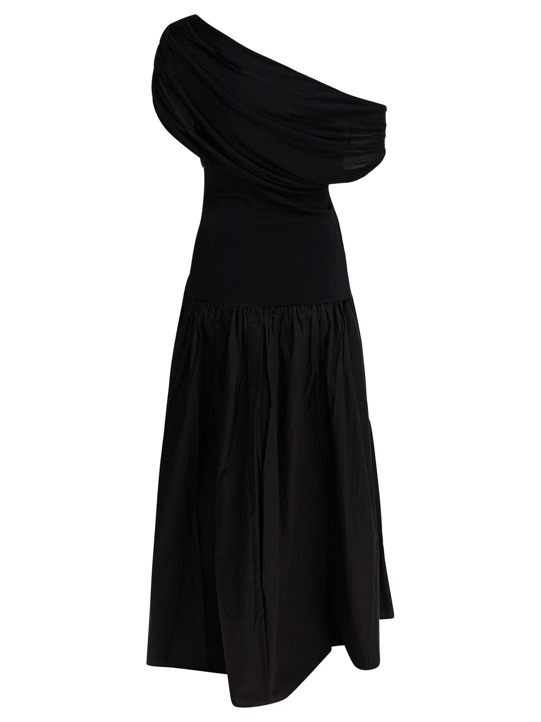 Self-Portrait Draped Midi Dress Abiti - Nero | 5c692b782d0cad44c5a6bfadea7e81e6409a2b65