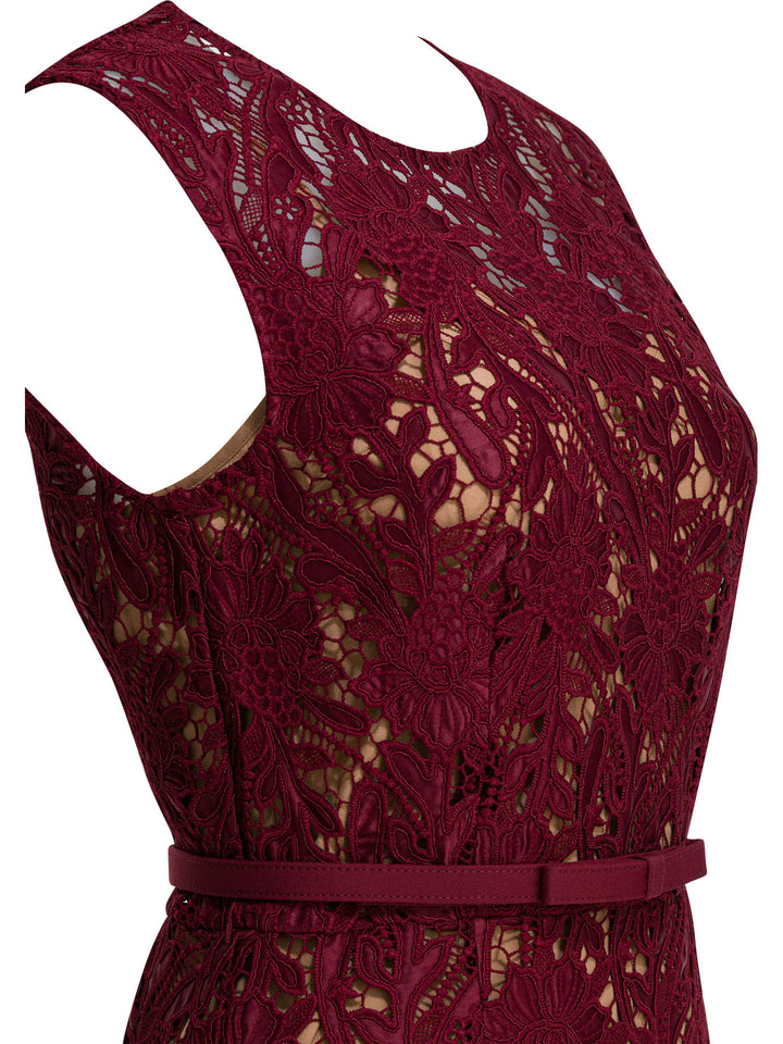 Self-Portrait Lace Sheath Midi Dress Abiti - Rosso | c2d4f958c9fc444f78c6b70cbf82250f8c14ca23
