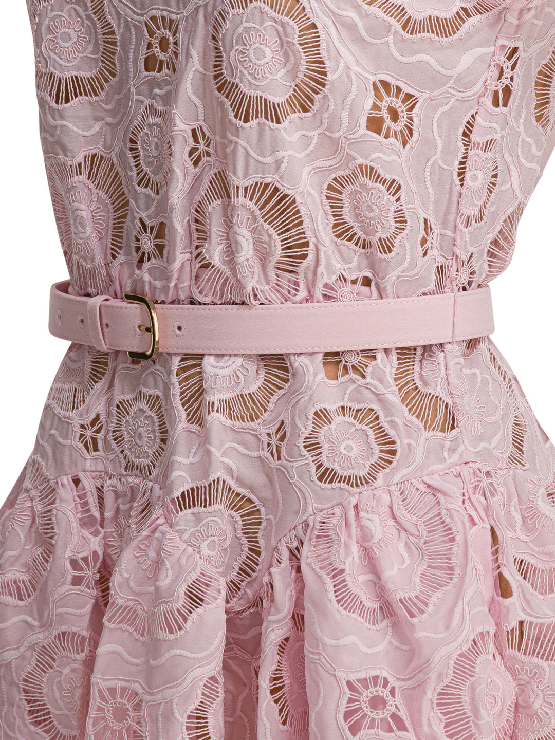 Self-Portrait Floral Lace Flared Dress Abiti - Rosa | 60852a724eadc6f7fc828c306234197ba39c7967