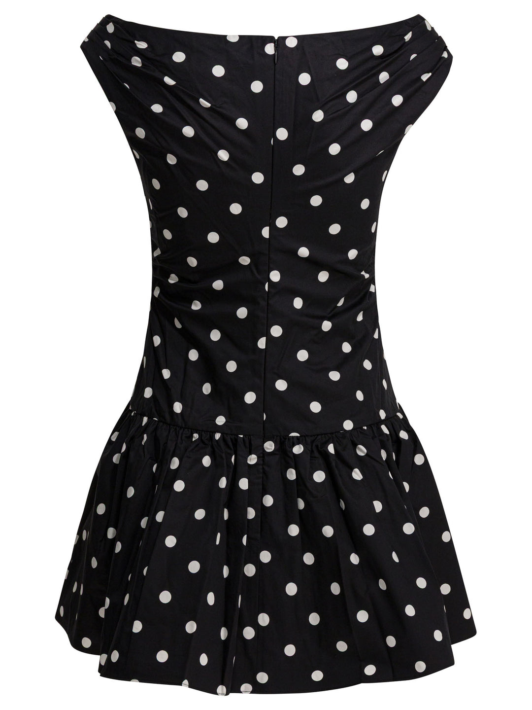 Self-Portrait Polka Dot Flared Dress Abiti - Nero | 382811d0c96929cdd9d951d8486e7f669599fc35