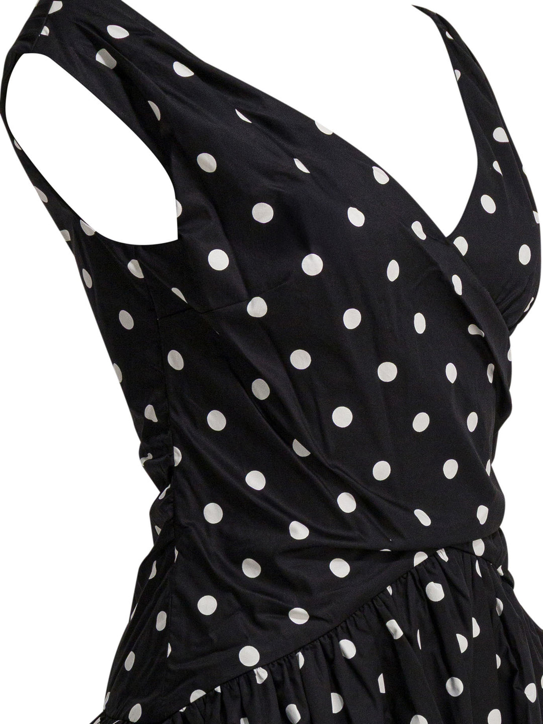 Self-Portrait Polka Dot Flared Dress Abiti - Nero | f88d614f08f6818d24b7144edc1c291052fc878f
