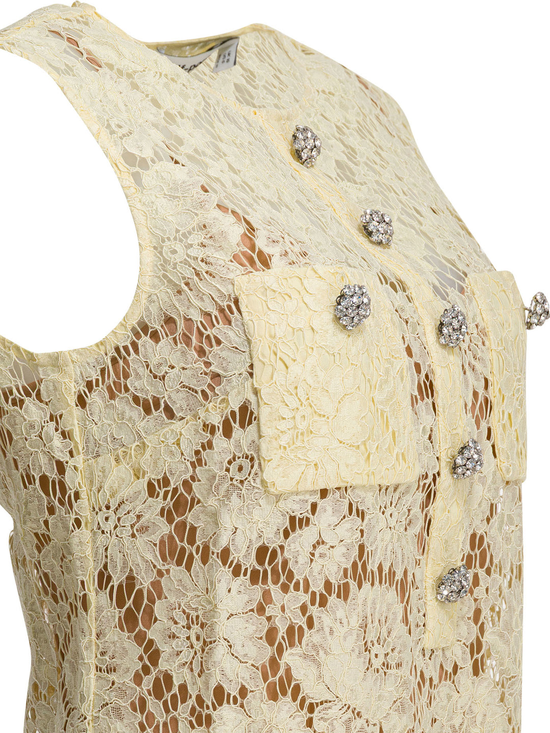 Self-Portrait Lace Sheath Dress Abiti - Giallo | ebb82aa20f1386acac3ae39c5ec98589a1e42f4e