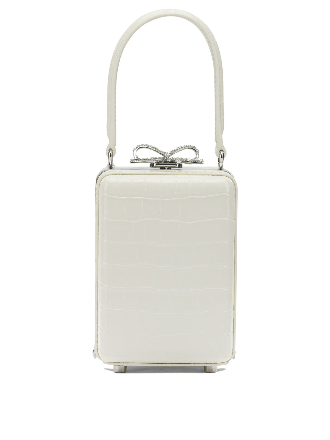 Self-Portrait Leather Mini Handbag Handbags - Bianco | 168c088aeec2822347aca8cd775f077e9d5e8862