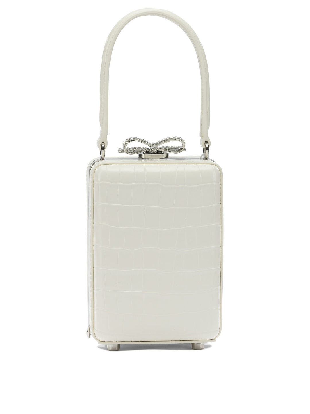 Self-Portrait Leather Mini Handbag Handbags - Bianco | 092cb046503508a2c0da5fdf075eb84cee4851e9