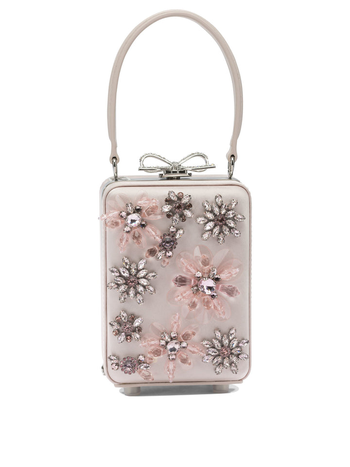 Self-Portrait Satin Mini Handbag Handbags - Rosa | aa8a3b8a1ba634373d19ee33b9aaee6ab9bba922