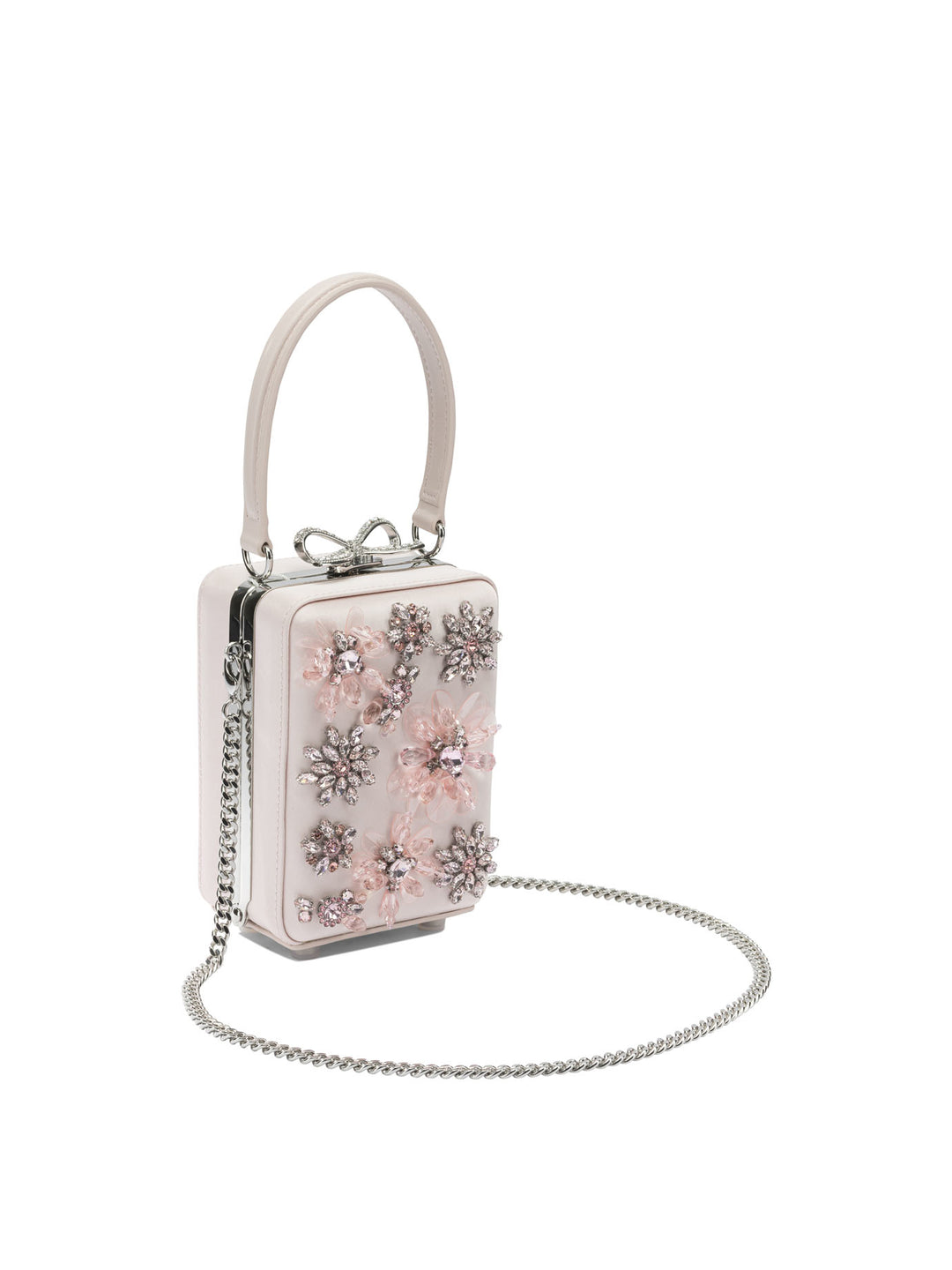 Self-Portrait Satin Mini Handbag Handbags - Rosa | 0f7c80395a9cbdc3463782e6b75f785932da3d0e