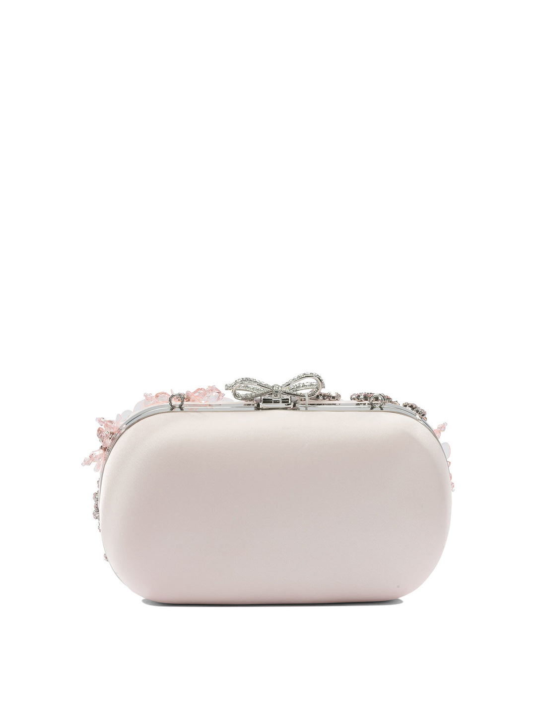 Self-Portrait Satin Floral Clutch Bag Clutches - Rosa | db0b82a2ce46b21d4bae587a2d8596ec5116e499