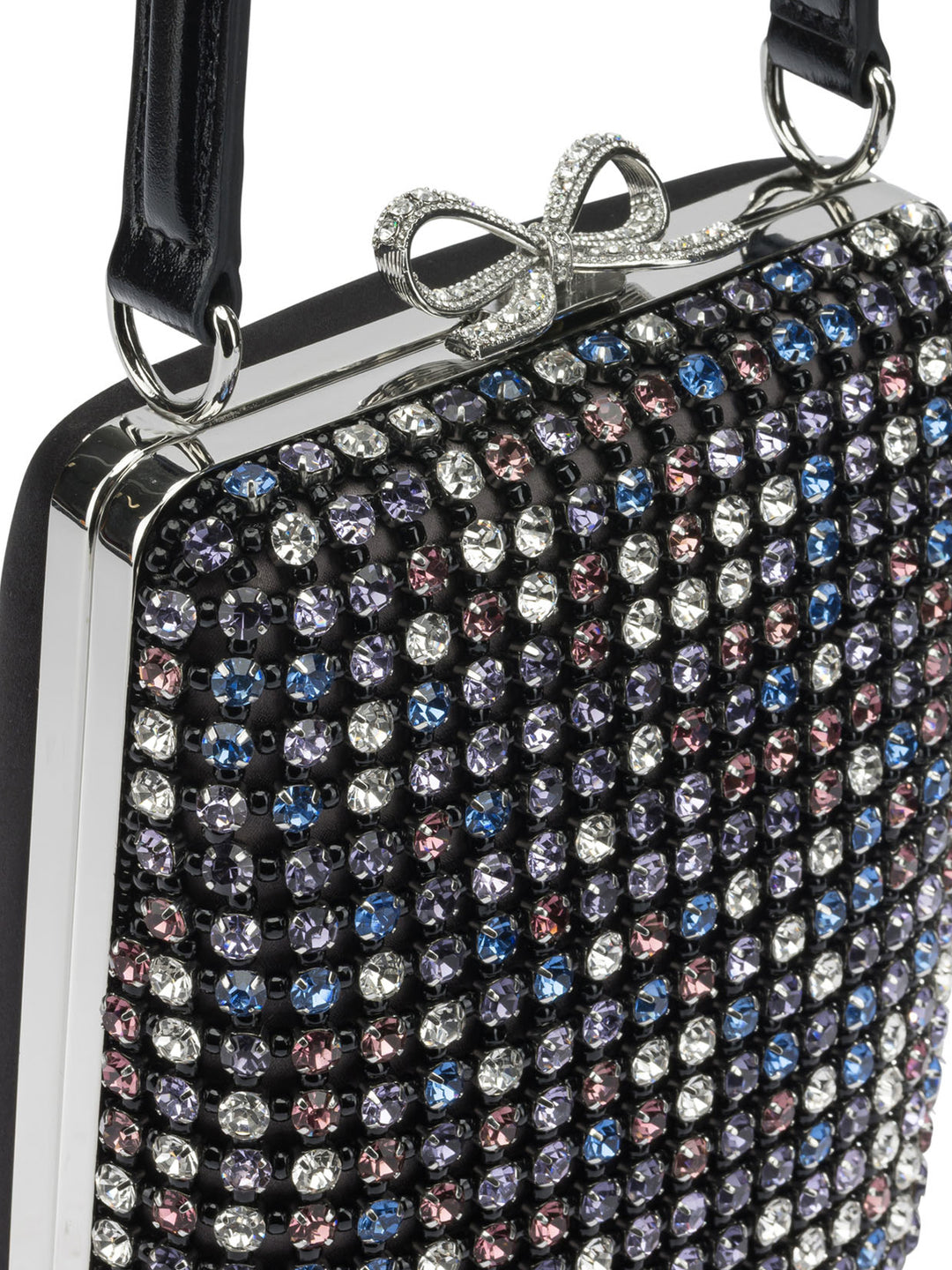 Self-Portrait Mini Multi Crystal Handbag Handbags - Nero | 3d49521c0c95eb4a7ef0815566f4c3e4d20faf02
