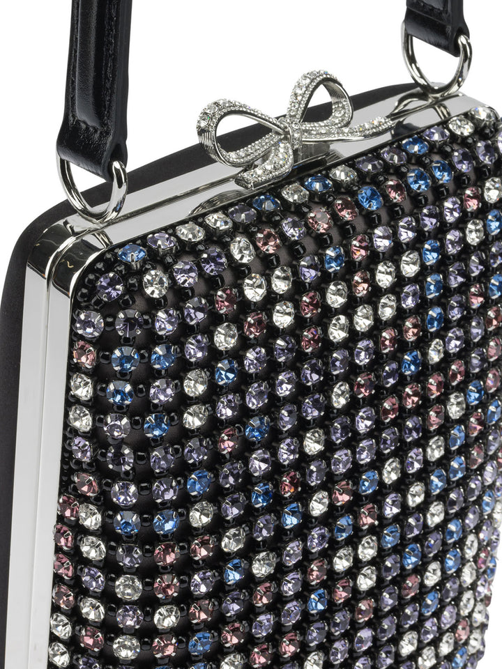 Self-Portrait Mini Multi Crystal Handbag Handbags - Nero | 3d49521c0c95eb4a7ef0815566f4c3e4d20faf02