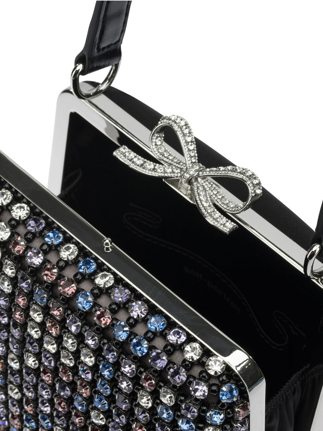 Self-Portrait Mini Multi Crystal Handbag Handbags - Nero | 8891bb67b9a7502cdd8071a48aa0017d35cb17c7