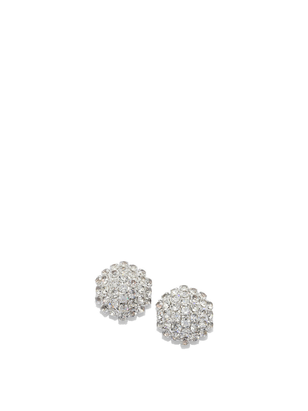 Self-Portrait Earrings With Crystals Jewels - Silver | 241a626ee2bf98270fcb480fd06ac9b886c2eb45