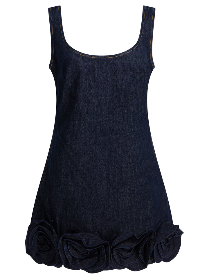 Self-Portrait Sheath Dress With 3d Flowers Abiti - Blu | 02a8d216cdaad7e2c460bd3499cf8324eb5b46dc