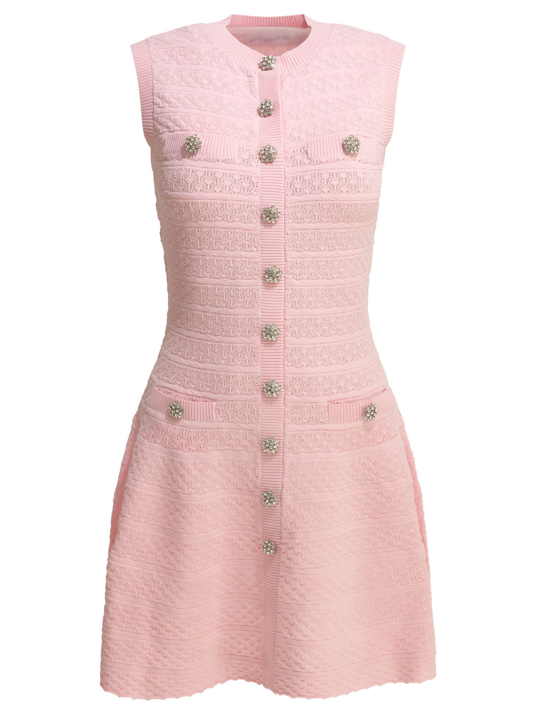 Self-Portrait Short Flared Dress Abiti - Rosa | dbe8e60df8a87421e01d621ec08f2864bf21690a