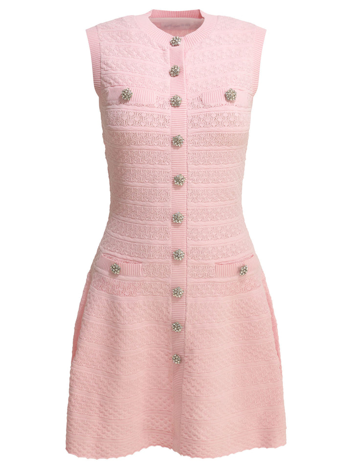 Self-Portrait Short Flared Dress Abiti - Rosa | dbe8e60df8a87421e01d621ec08f2864bf21690a