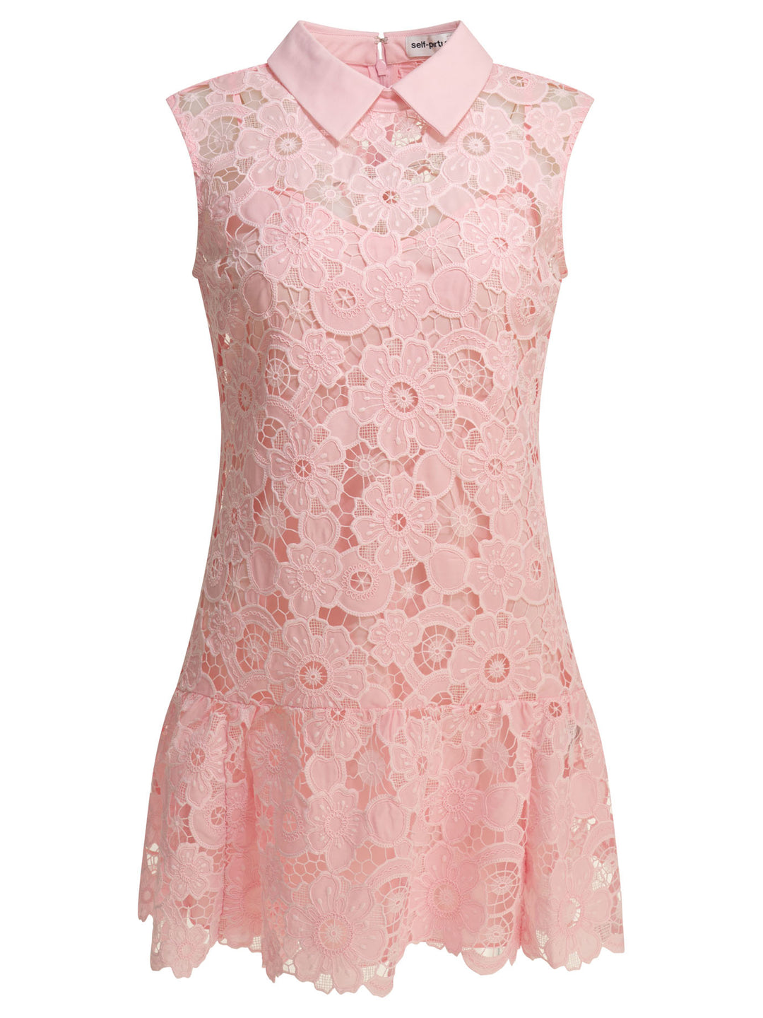 Self-Portrait Short A-Line Dress Abiti - Rosa | fb01883ef29e29d678c38369dd71042547f335ee