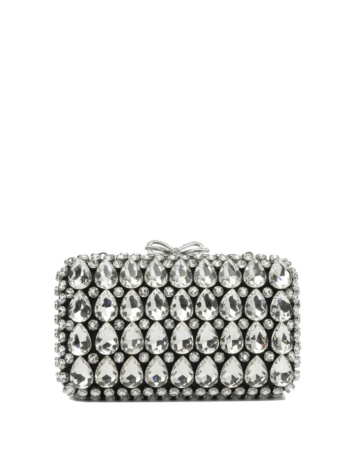 Self-Portrait Clutch With Crystals Clutches - Nero | c5e3c7386de3174c64764129254588e662da59dd