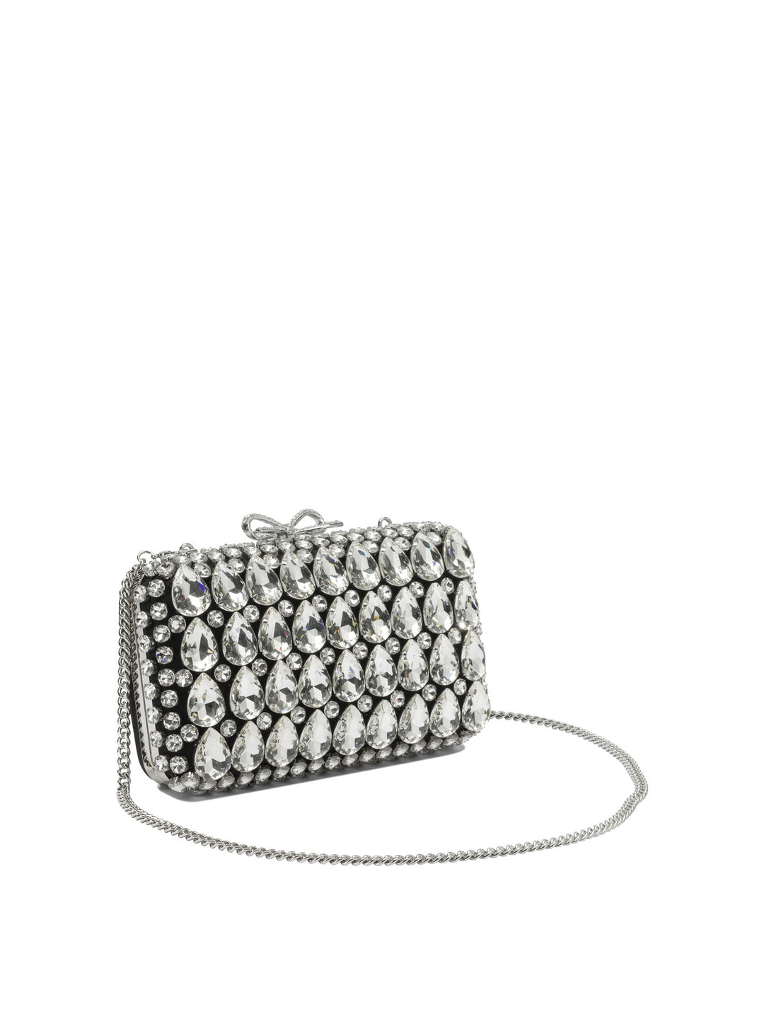 Self-Portrait Clutch With Crystals Clutches - Nero | 3cfa234d5442a5b87af0471ca9c7a817d88a90b0