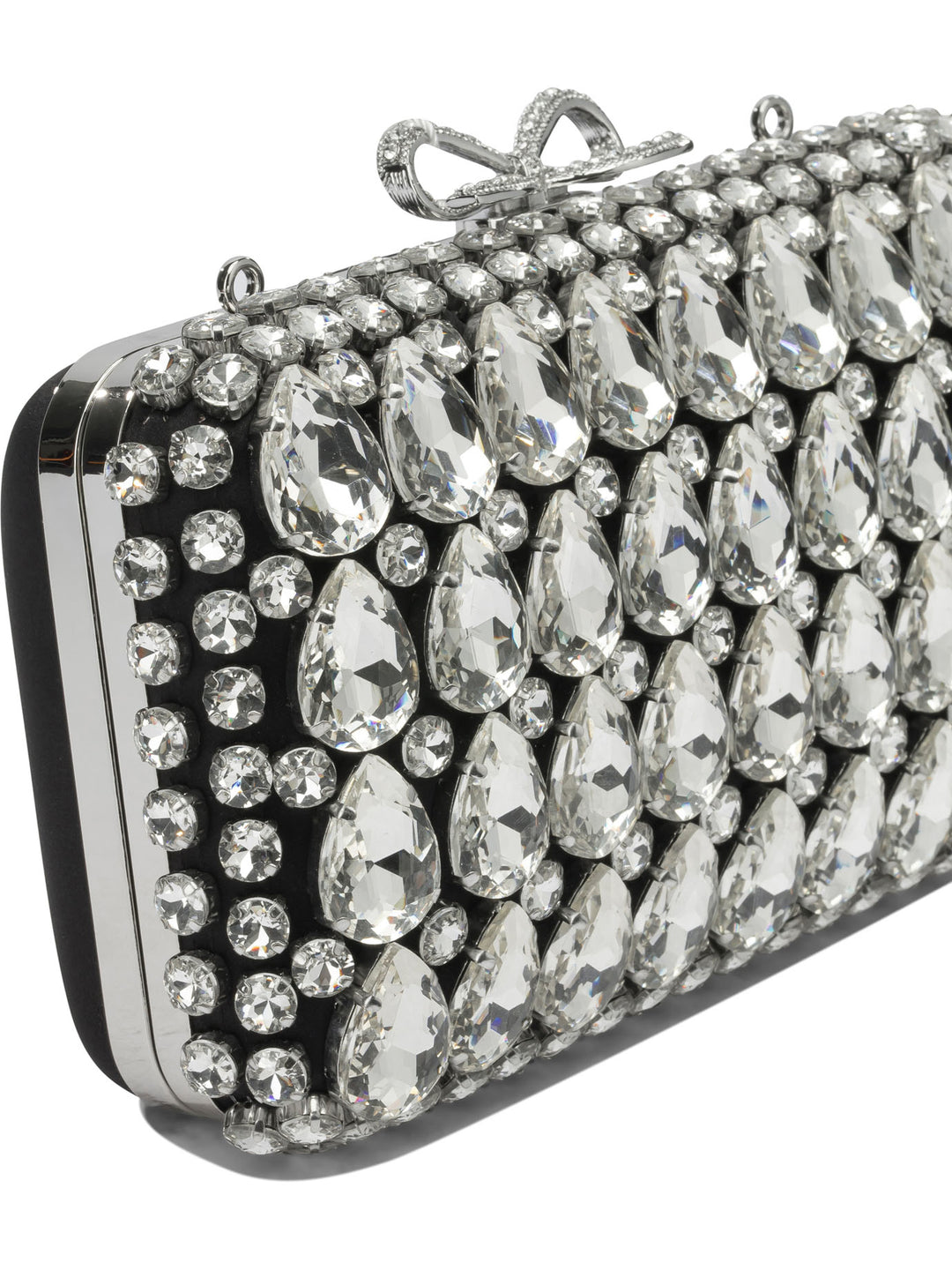 Self-Portrait Clutch With Crystals Clutches - Nero | 91732458a597768c6ceaa82de4cdc22f6d85a161