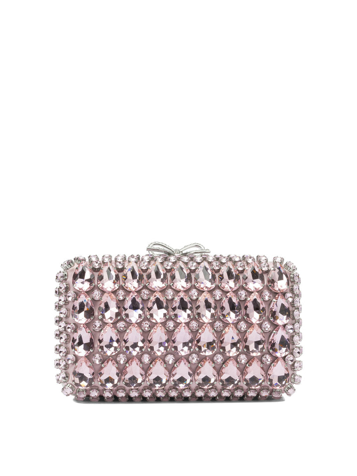 Self-Portrait Clutch With Crystals Clutches - Rosa | 239e606567e41f64482b1347e293456a4a82ff64